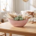 Decorative bowl plant bowl pink 34cm x 11cm H11cm | Floristik24.co.uk