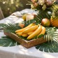 Artificial Banana Decoration Yellow Artificial Fruit Like Real 18cm | Floristik24.co.uk