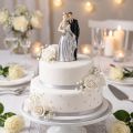Silver wedding anniversary couple 10cm | Floristik24.co.uk