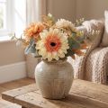 Artificial gerbera flower artificial flower apricot Ø11cm L50cm | Floristik24.co.uk