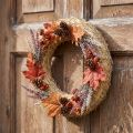 Straw wreath 25cm decorative ring natural wreath for DIY decoration 10 pcs | Floristik24.co.uk