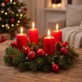 Mini Christmas ball red Ø3cm 14 pcs | Floristik24.co.uk