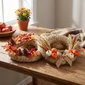 Straw wreath for decoration and floral craft ideas, 18cm, 2 pieces | Floristik24.co.uk