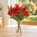 Poppy Decoration Poppy Artificial Red 45cm Bunch with 3 Pcs | Floristik24.co.uk