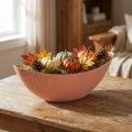 Bowl Plastic Light Orange 39cm x 13cm H13cm | Floristik24.co.uk