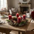 Natural Wreath with Oak Moss, Twigs, Ø30cm, Rustic Decoration | Floristik24.co.uk
