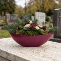 Plant boat decorative bowl bowl Berry 38.5cm×12.5cm×13cm | Floristik24.co.uk