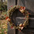 Dried Natural Moss and Twig Wreath Ø33cm for Door, Table, and Wall Decoration | Floristik24.co.uk