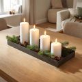 Decorative tray metal tray black grey washed 30×15cm | Floristik24.co.uk