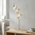 Orchid Phalaenopsis artificial 6 flowers cream pink 70cm | Floristik24.co.uk