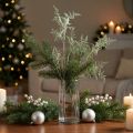 Artificial fern branch fern decoration glitter winter decoration 70cm | Floristik24.co.uk