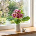 Primroses Artificial Flowers Cowslips Pink H25cm | Floristik24.co.uk