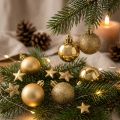 Mini Christmas Ball Gold Ø3cm 14 pcs | Floristik24.co.uk
