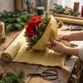 Florist Crepe Paper Gold