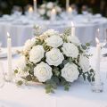 Foam Rose Ø4.5cm white 36 pcs | Floristik24.co.uk
