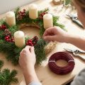 Aluminum wire Ø2mm, 60m, 500g, Bordeaux color - Versatile craft wire for decoration and DIY projects | Floristik24.co.uk