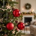 Christmas Ball Red 10cm 4 pcs | Floristik24.co.uk