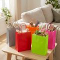Paper bag gift bag paper colored 18×22×8cm 30p | Floristik24.co.uk