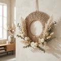 Decorative ring with jute twine for boho decor and creative design | Floristik24.co.uk