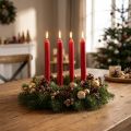 Taper Candles Red Candles Candle Decoration Christmas Ø21/170mm 6 Pcs | Floristik24.co.uk