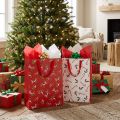 Gift bags Christmas gift bag gift bag 18×24×8cm 2pcs | Floristik24.co.uk
