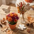 Flower plug wooden butterfly decoration flowers 9 cm 12 pieces | Floristik24.co.uk