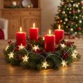 LED fairy lights stars 20 micro LEDs warm white timer 6 pieces | Floristik24.co.uk