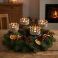 Candle holder for sticking tealight holder antique Ø7cm 4pcs | Floristik24.co.uk