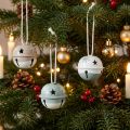 Metal bells Christmas bells Mint Beige Ø3cm 16pcs | Floristik24.co.uk