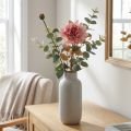 Artificial flower dahlia pink blossom with bud H57cm | Floristik24.co.uk