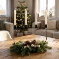 Candlestick, candle holder Advent wreath 27.5cm H18.5cm | Floristik24.co.uk