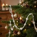 Pearl necklace pearl ribbon pearl garland iridescent 270cm × 2pcs | Floristik24.co.uk