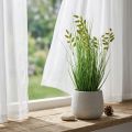 Quaking Grass Artificial Grasses Artificial Potted Plant 36cm | Floristik24.co.uk