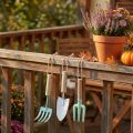 Deco hanger garden tool vintage deco balcony 12.5cm 3pcs | Floristik24.co.uk