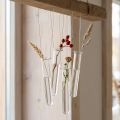 Test tube decorative glass for hanging mini vase Ø2.4cm H22.5cm | Floristik24.co.uk