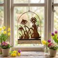 Easter decoration rust bunnies decoration hanging decoration metal 20×5×29.5cm | Floristik24.co.uk