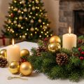 Christmas Ball Plastic Gold 6cm 12 pcs | Floristik24.co.uk