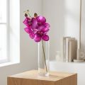 Orchid Artificial Phalaenopsis 4 Flowers Fuchsia 72cm | Floristik24.co.uk