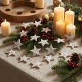Birch stars mini 2cm - 2.5cm whitewashed 150 pcs | Floristik24.co.uk