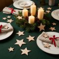Scatter Decoration Christmas Stars Natural Brown Ø3–5.5cm 48 pcs | Floristik24.co.uk