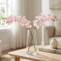 Artificial Orchids Light Pink Artificial Flowers Real Touch 58cm 2pcs | Floristik24.co.uk
