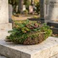 Planting boat vines and moss planting bowl 31×17×6cm | Floristik24.co.uk