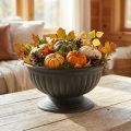 Bowl with base anthracite Ø35cm | Floristik24.co.uk