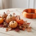 Aluminum craft wire, orange, Ø2mm, 500g, 60m, for DIY decorations | Floristik24.co.uk