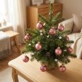 Mini Christmas ball old pink glass balls Ø2.5cm 22 pcs | Floristik24.co.uk
