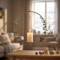 Candle holder for hanging metal decoration gold vintage Ø38/H48cm | Floristik24.co.uk