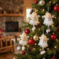 Angel Pendant Tree Decoration Christmas Decoration H13.5cm 4 pcs | Floristik24.co.uk