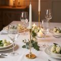 Gold taper candle holder, metal candlestick, 20cm high | Floristik24.co.uk