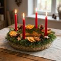 Straw wreath base, 35cm, set of 2, door wreath, Advent wreath | Floristik24.co.uk