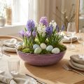 Elegant purple plastic bowl